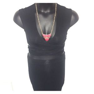 Two-Piece wrap crop with high-waist skirt🔥